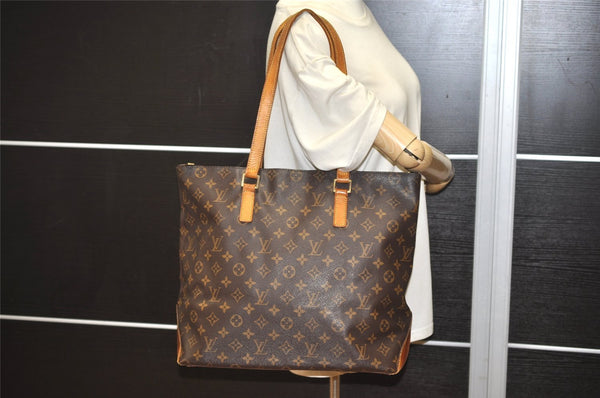 Authentic Louis Vuitton Monogram Cabas Mezzo Shoulder Tote Bag M51151 LV 5837J