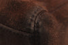 Authentic CHANEL Suede Leather CC Logo Shoulder Tote Bag Purse Brown 5838J