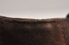 Authentic CHANEL Suede Leather CC Logo Shoulder Tote Bag Purse Brown 5838J