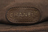 Authentic CHANEL Suede Leather CC Logo Shoulder Tote Bag Purse Brown 5838J