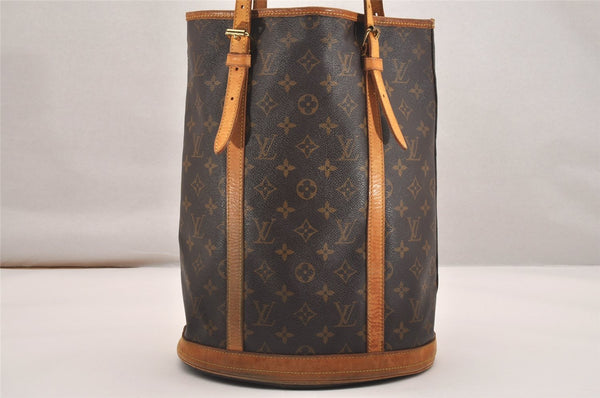 Authentic Louis Vuitton Monogram Bucket GM Shoulder Tote Bag M42236 LV 5839J