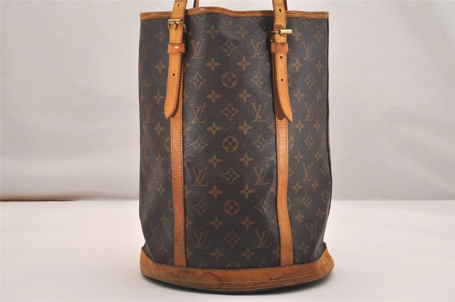 Authentic Louis Vuitton Monogram Bucket GM Shoulder Tote Bag M42236 LV 5839J