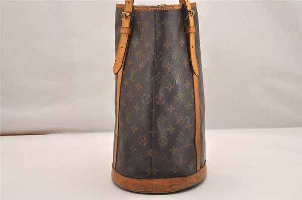 Authentic Louis Vuitton Monogram Bucket GM Shoulder Tote Bag M42236 LV 5839J