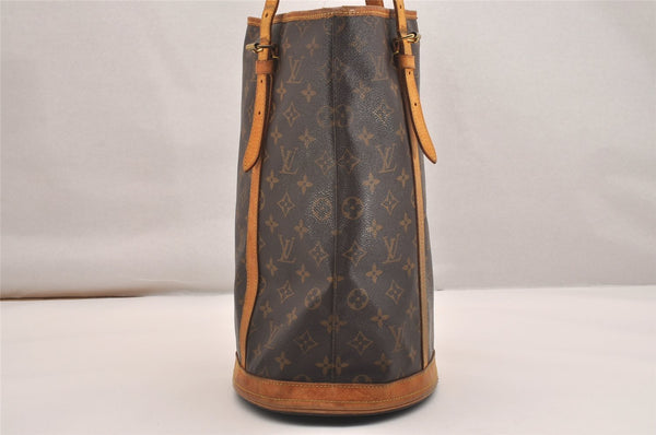 Authentic Louis Vuitton Monogram Bucket GM Shoulder Tote Bag M42236 LV 5839J
