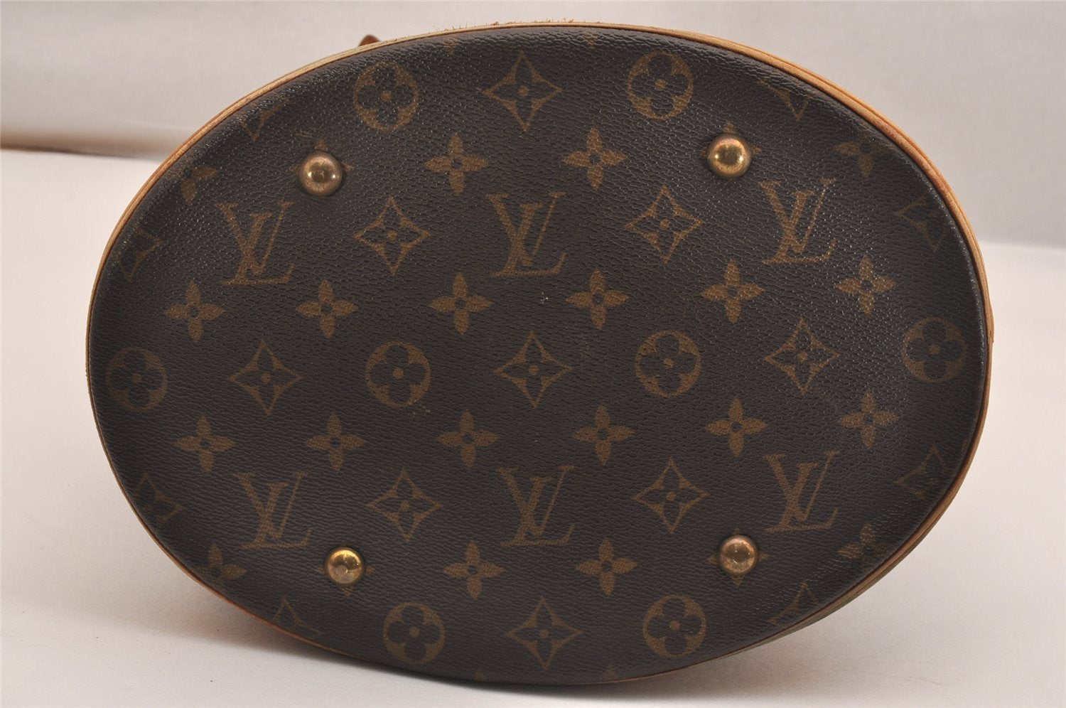 Authentic Louis Vuitton Monogram Bucket GM Shoulder Tote Bag M42236 LV 5839J