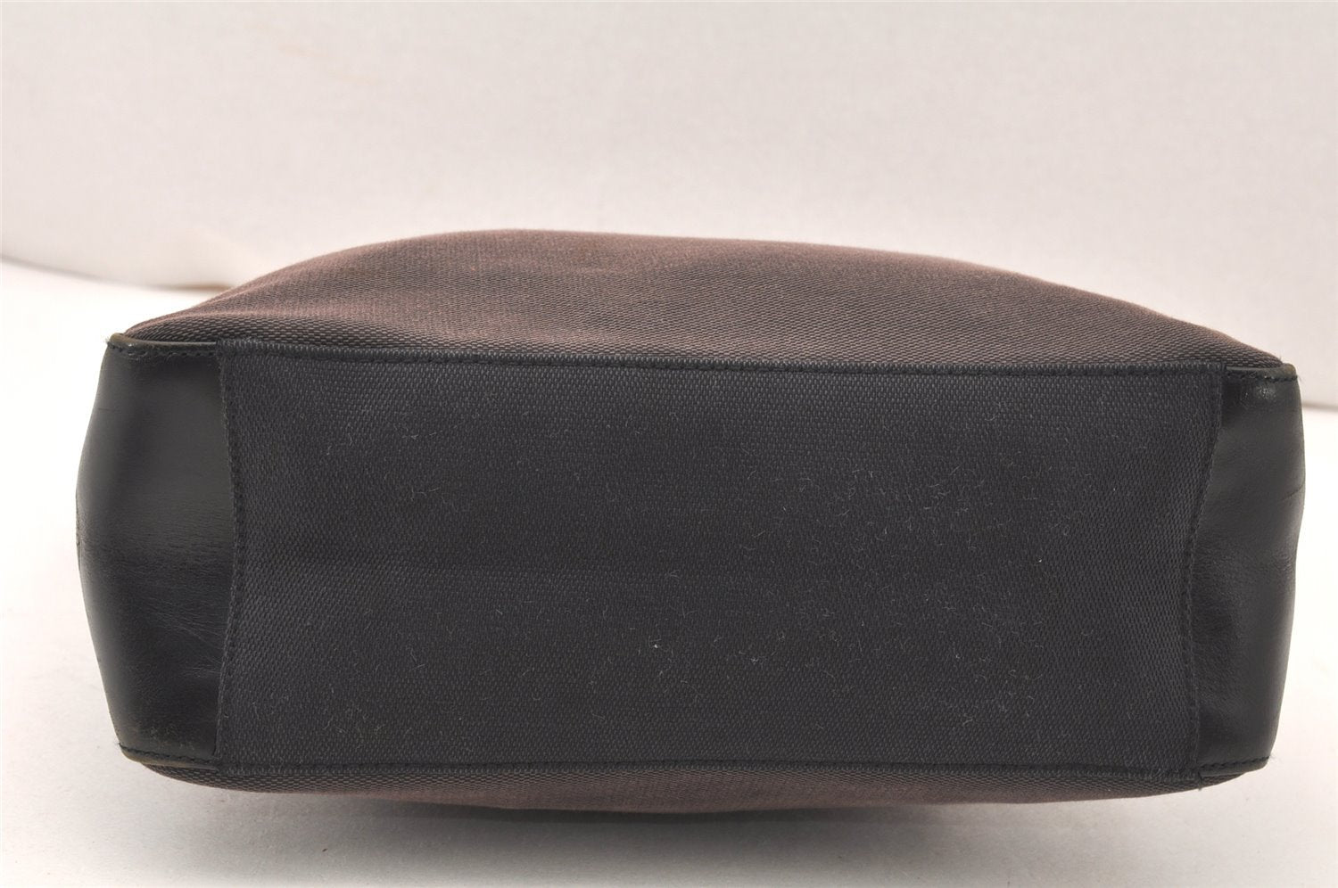 Authentic GUCCI Shoulder Hand Bag Purse Canvas Leather 0018766 Brown 5839K