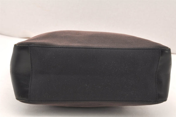 Authentic GUCCI Shoulder Hand Bag Purse Canvas Leather 0018766 Brown 5839K