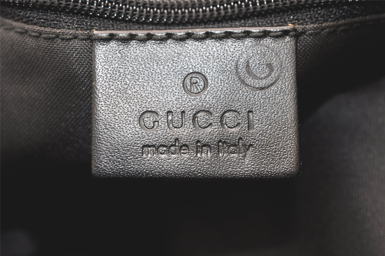 Authentic GUCCI Shoulder Hand Bag Purse Canvas Leather 0018766 Brown 5839K