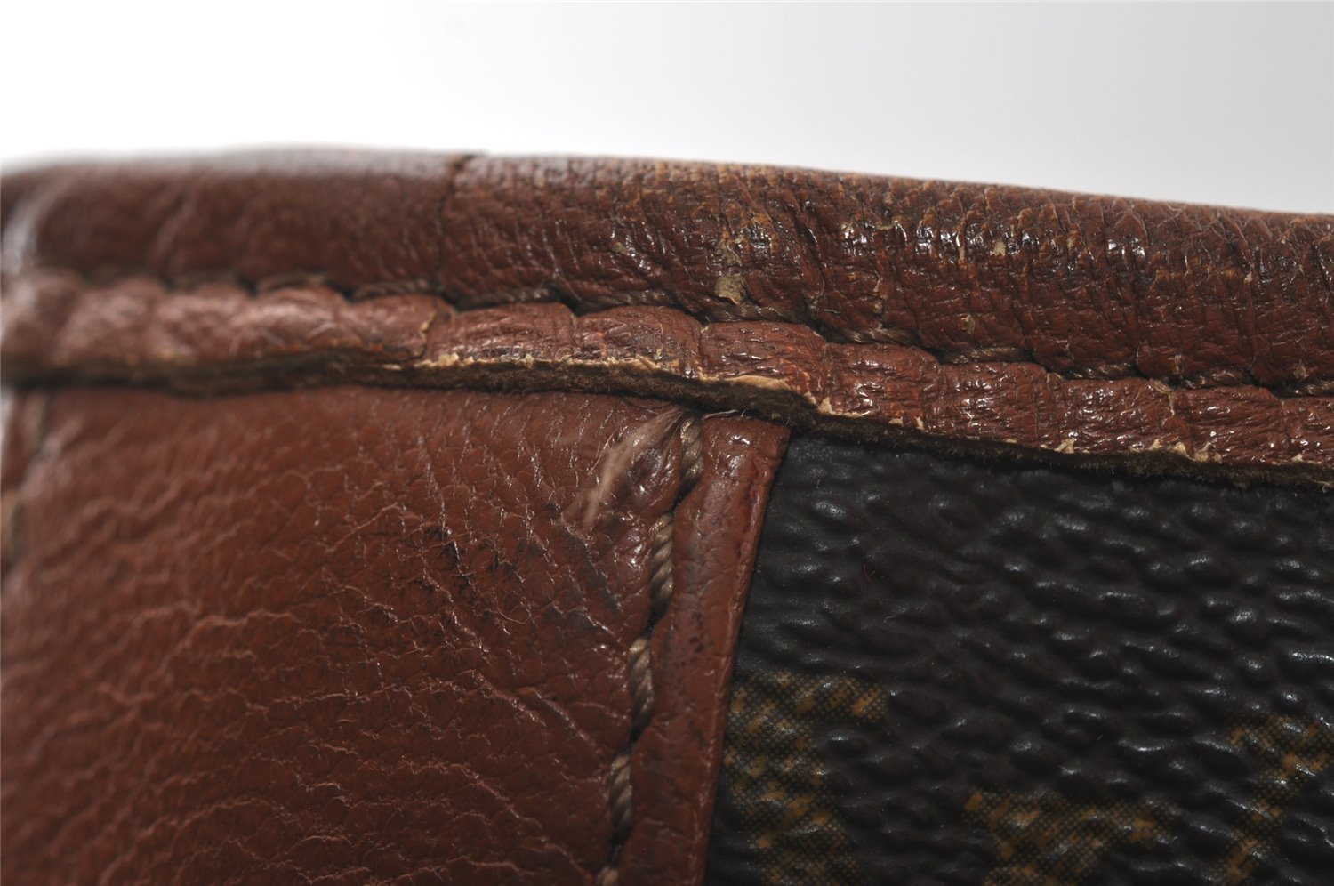 Auth Louis Vuitton Monogram Sac Weekend GM Vintage Tote Hand Bag M42420 LV 5840I