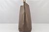 Authentic GUCCI Vintage Bamboo Shoulder Hand Bag Leather Brown 5840K