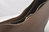Authentic GUCCI Vintage Bamboo Shoulder Hand Bag Leather Brown 5840K