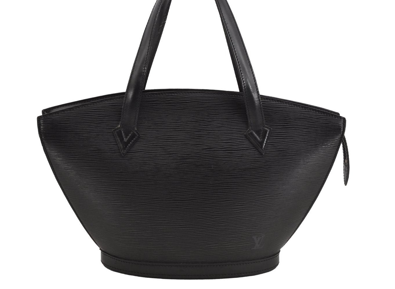 Authentic Louis Vuitton Epi Saint Jacques Hand Bag Black M52272 LV 5841J