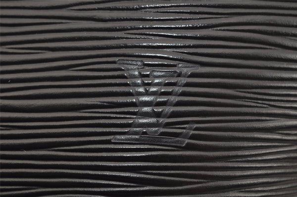 Authentic Louis Vuitton Epi Saint Jacques Hand Bag Black M52272 LV 5841J