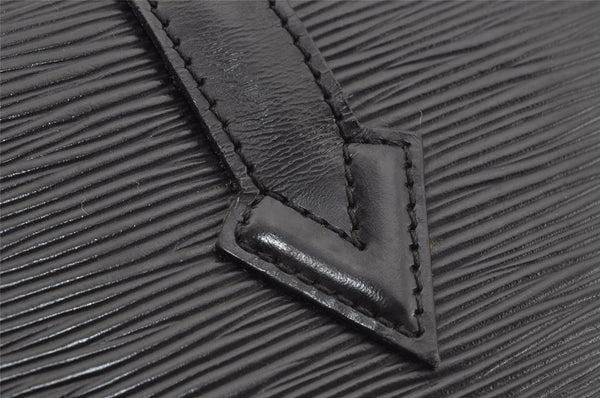 Authentic Louis Vuitton Epi Saint Jacques Hand Bag Black M52272 LV 5841J