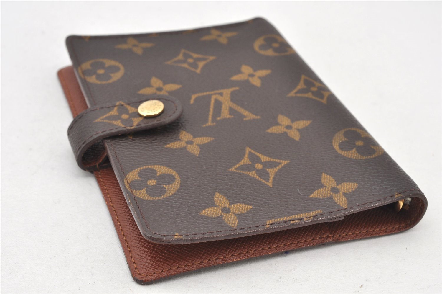 Authentic Louis Vuitton Monogram Agenda PM Notebook Cover R20005 LV 5841K