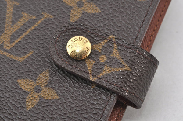 Authentic Louis Vuitton Monogram Agenda PM Notebook Cover R20005 LV 5841K