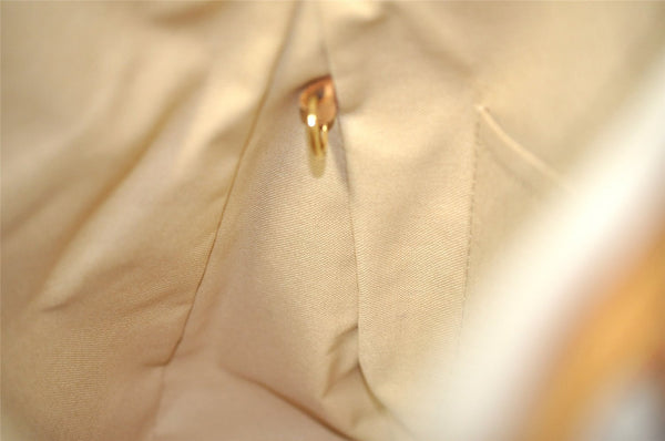 Authentic Louis Vuitton Damier Azur Siracusa MM N41112 Shoulder Cross Bag 5842I