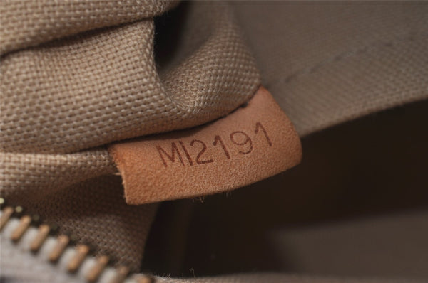 Authentic Louis Vuitton Damier Azur Siracusa MM N41112 Shoulder Cross Bag 5842I