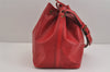 Authentic Louis Vuitton Epi Petit Noe Shoulder Drawstring Bag M44107 Red 5842J