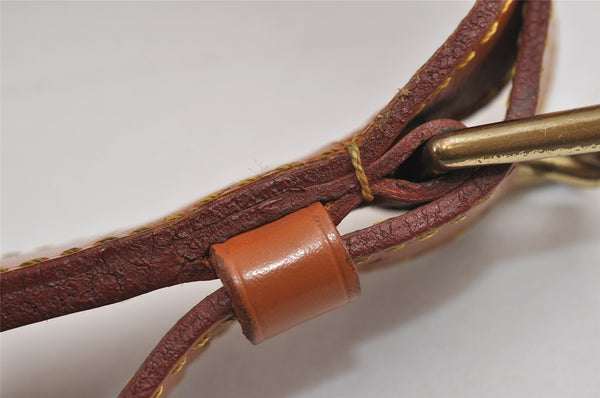 Authentic Louis Vuitton Epi Petit Noe Shoulder Drawstring Bag M44108 Brown 5843J