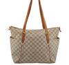 Authentic Louis Vuitton Damier Azur Totally MM Tote Bag N51262 LV 5844J