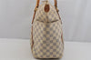 Authentic Louis Vuitton Damier Azur Totally MM Tote Bag N51262 LV 5844J