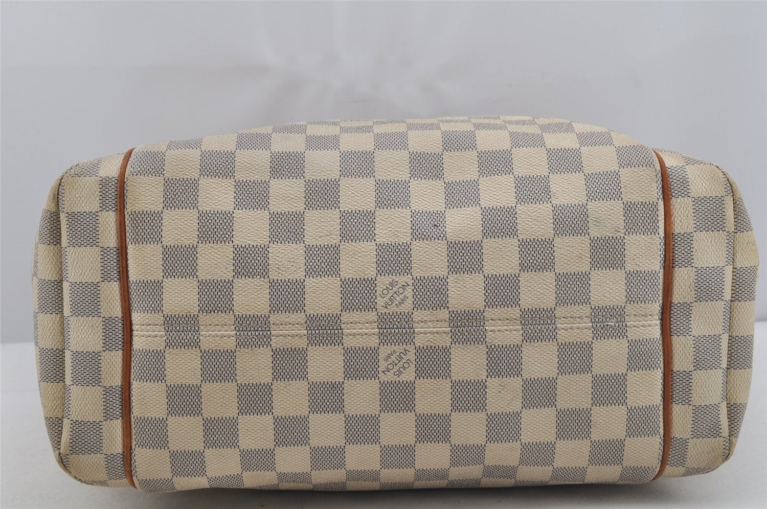 Authentic Louis Vuitton Damier Azur Totally MM Tote Bag N51262 LV 5844J