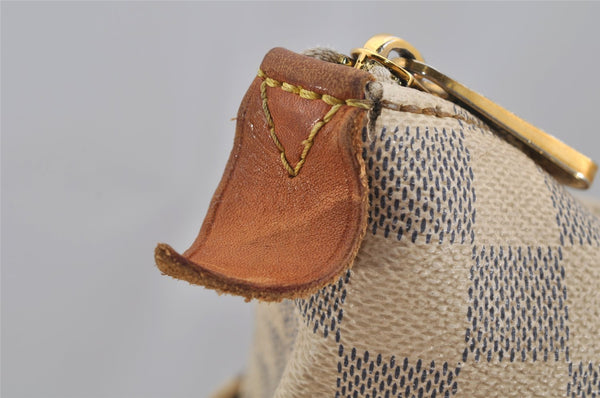 Authentic Louis Vuitton Damier Azur Totally MM Tote Bag N51262 LV 5844J