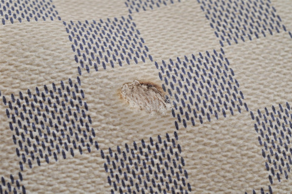 Authentic Louis Vuitton Damier Azur Totally MM Tote Bag N51262 LV 5844J