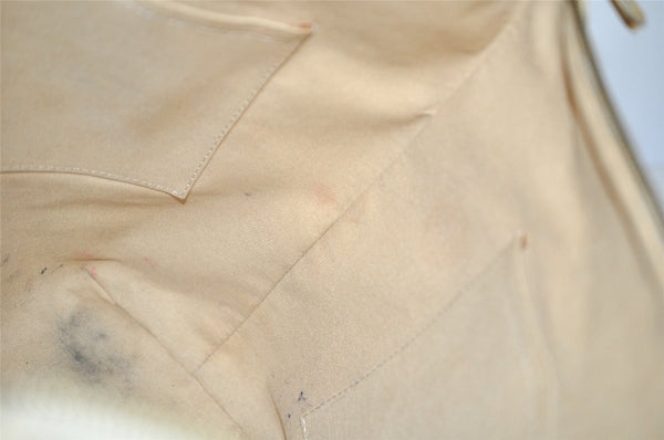 Authentic Louis Vuitton Damier Azur Totally MM Tote Bag N51262 LV 5844J