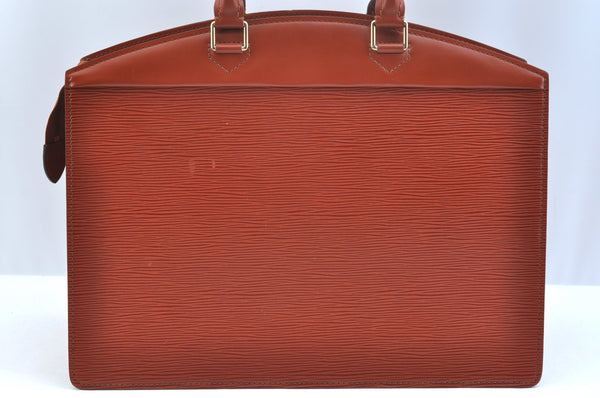 Authentic Louis Vuitton Epi Riviera Brown Hand Bag Brown M48183 LV Junk 5845I