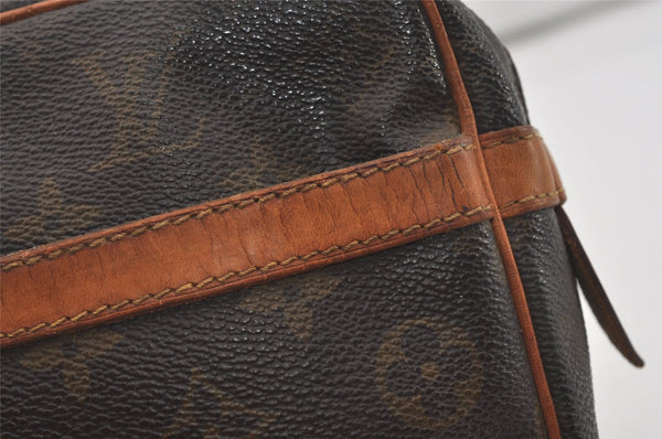 Authentic Louis Vuitton Monogram Compiegne 28 Clutch Hand Bag M51845 Junk 5846I