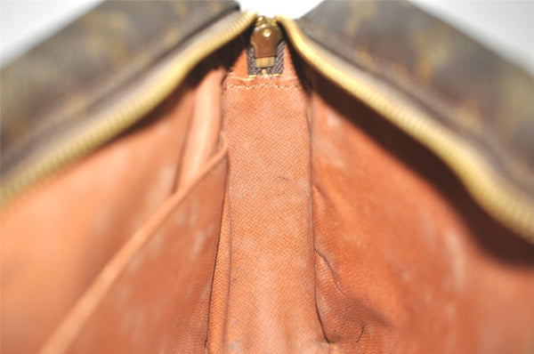 Authentic Louis Vuitton Monogram Compiegne 28 Clutch Hand Bag M51845 Junk 5846I