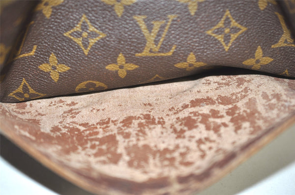 Authentic Louis Vuitton Monogram Compiegne 28 Clutch Hand Bag M51845 Junk 5846I