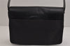 Authentic PRADA Nylon Tessuto Leather Shoulder Hand Bag Purse Black 5846J