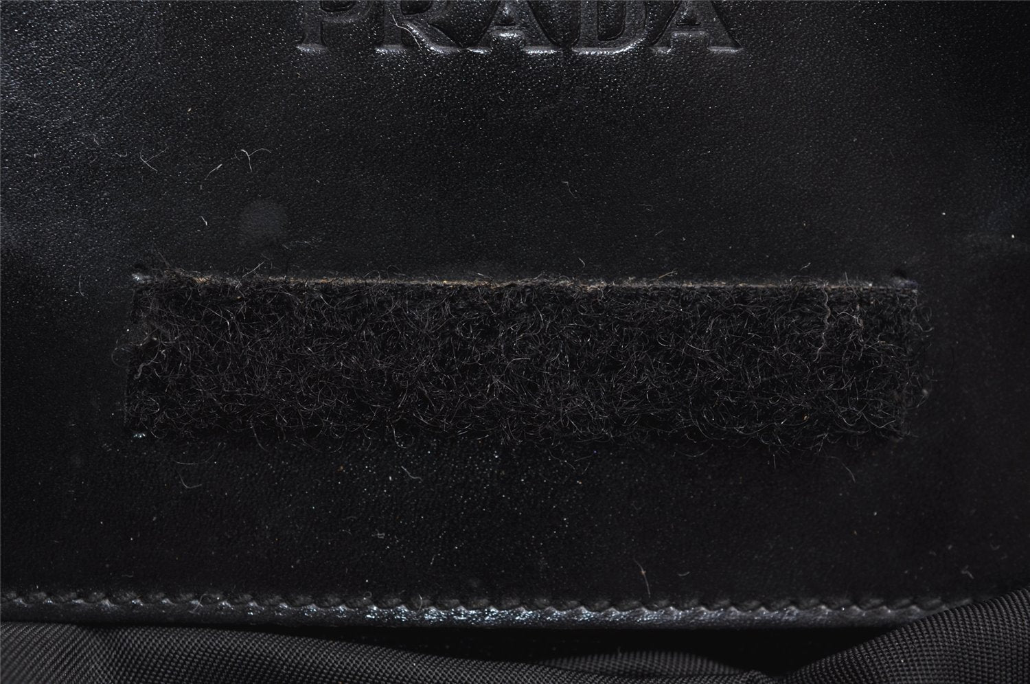 Authentic PRADA Nylon Tessuto Leather Shoulder Hand Bag Purse Black 5846J