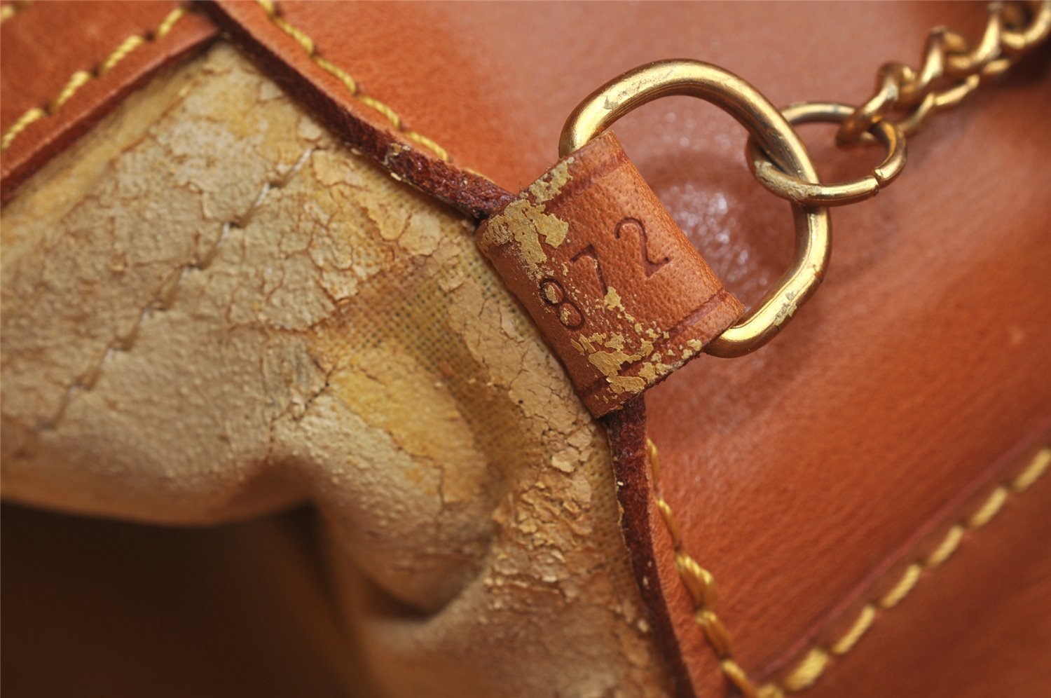 Authentic Louis Vuitton Monogram Bucket GM Shoulder Tote Bag Old Model LV 5847I