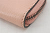 Authentic GUCCI Vintage Animalier Bee Coin Case Purse Leather 498096 Pink 5847K
