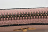 Authentic GUCCI Vintage Animalier Bee Coin Case Purse Leather 498096 Pink 5847K