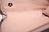 Authentic GUCCI Vintage Animalier Bee Coin Case Purse Leather 498096 Pink 5847K