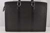 Auth Louis Vuitton Taiga Porte Documents Lozan 2Way Briefcase M30052 Black 5848J