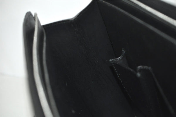 Auth Louis Vuitton Taiga Porte Documents Lozan 2Way Briefcase M30052 Black 5848J