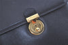 Authentic Salvatore Ferragamo 2Way Shoulder Hand Bag Leather Black SF 5848K