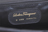 Authentic Salvatore Ferragamo 2Way Shoulder Hand Bag Leather Black SF 5848K