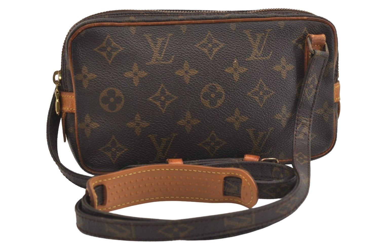 Authentic Louis Vuitton Monogram Marly Bandouliere Shoulder Bag M51828 LV 5849J