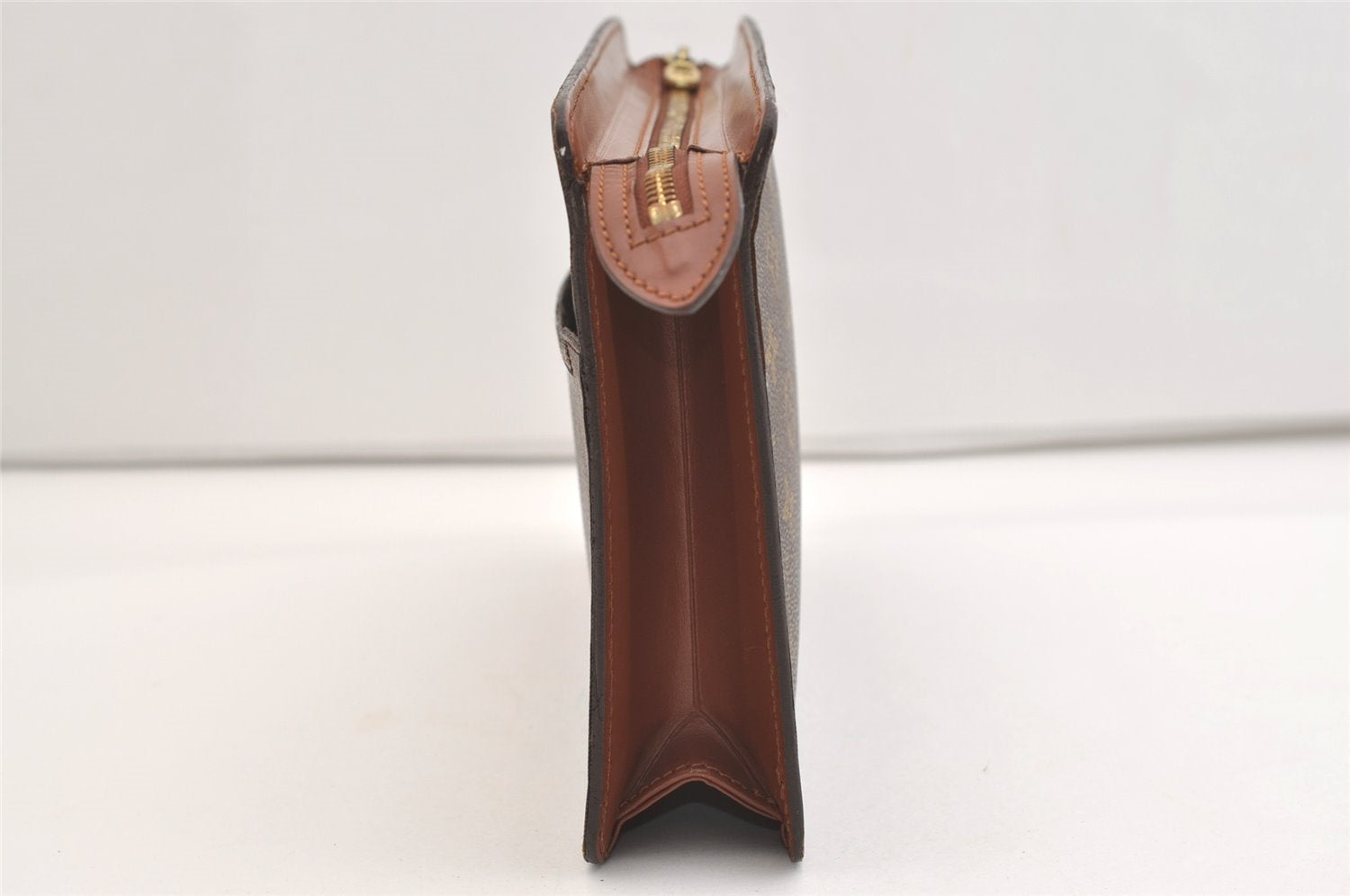 Authentic Louis Vuitton Monogram Pochette Homme Clutch Hand Bag M51795 LV 5850J