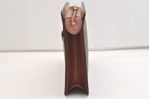 Authentic Louis Vuitton Monogram Pochette Homme Clutch Hand Bag M51795 LV 5850J