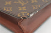 Authentic Louis Vuitton Monogram Pochette Homme Clutch Hand Bag M51795 LV 5850J