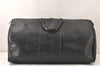 Authentic Louis Vuitton Epi Keepall 55 Boston Travel Bag Black M42952 LV 5850K