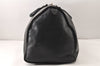 Authentic Louis Vuitton Epi Keepall 55 Boston Travel Bag Black M42952 LV 5850K